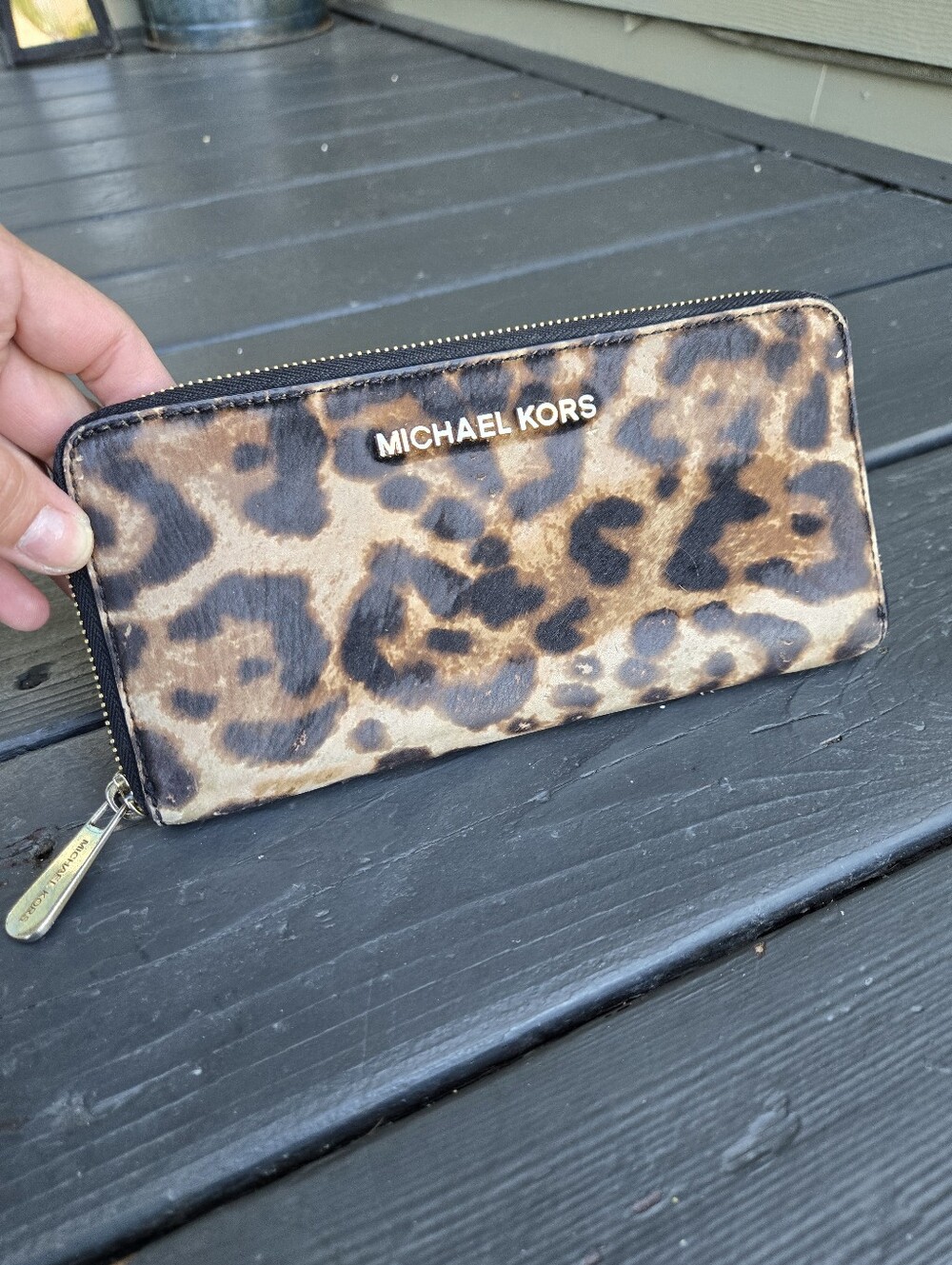 Michael Kors Leopard Print Wallet - Picture 3 of 14